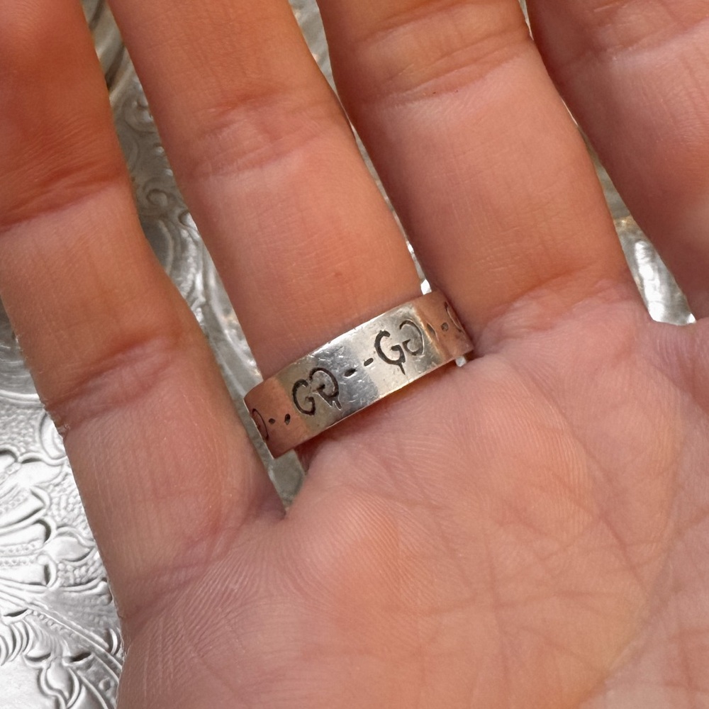 Gucci Ghost Silver Ring - image 2